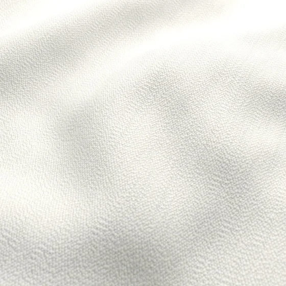 Photo of the fabric Pure Whitewash swatch by Mokum. Use for Upholstery, Accessory. Style of Plain, Texture