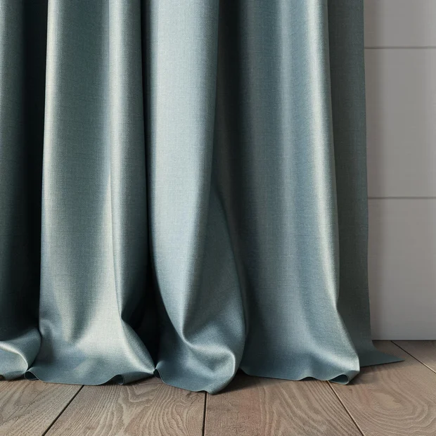 Photo of the fabric Stallion 2 Blackout Mineral swatch by James Dunlop Essentials. Use for Curtains. Style of Plain, Texture