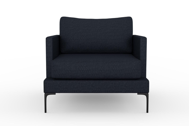 Photo of the fabric Pandanus Deepsea swatch by Mokum. Use for Upholstery. Style of Plain, Taffeta