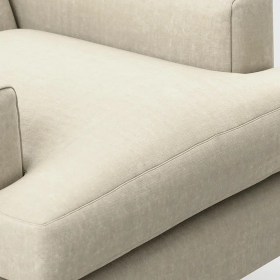 Photo of the fabric Matheson Angora swatch by James Dunlop Essentials. Use for Curtains, Upholstery, Accessory, Top of Bed. Style of Plain, Texture