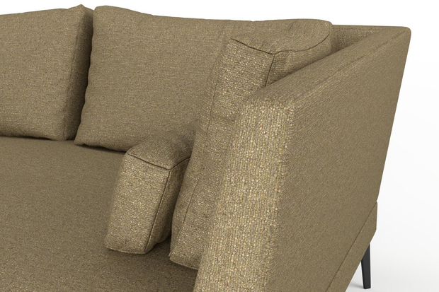 Photo of the fabric Grain Camouflage swatch by Mokum. Use for Upholstery, Accessory, Top of Bed. Style of Plain, Texture