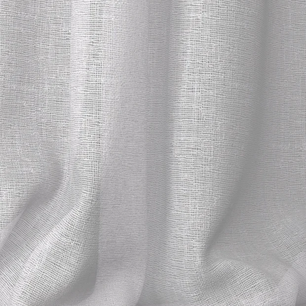 Photo of the fabric Seaview Alabaster swatch by James Dunlop. Use for Sheer Curtains. Style of Plain, Sheer
