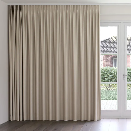 Photo of the fabric Glamour Falcon swatch by James Dunlop. Use for Curtains, Accessory. Style of Plain, Taffeta