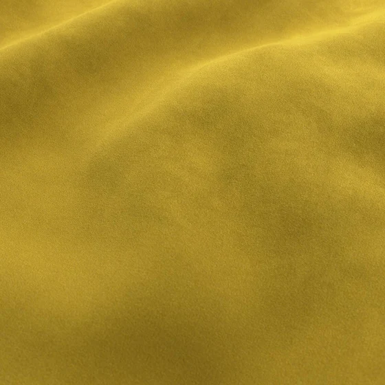 Photo of the fabric Verbier Hay swatch by Zepel FibreGuard. Use for Curtains, Upholstery, Accessory, Top of Bed. Style of Plain, Velvet