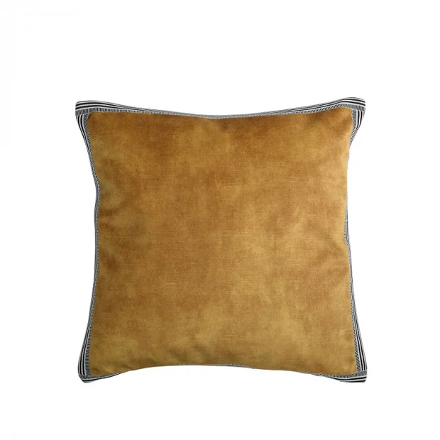 Photo of the fabric Manade Ccover 45X45 400 45 400 11 swatch by Casamance. Use for Cushion Cover