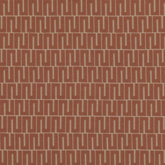 Photo of the fabric Kente V3302 09 swatch by Villa Nova. Use for Curtains, Upholstery, Accessory. Style of Geometric