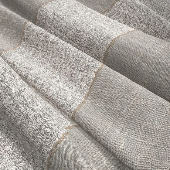 Photo of the fabric Zanella Night swatch by James Dunlop Essentials. Use for Sheer Curtains. Style of Sheer, Stripe