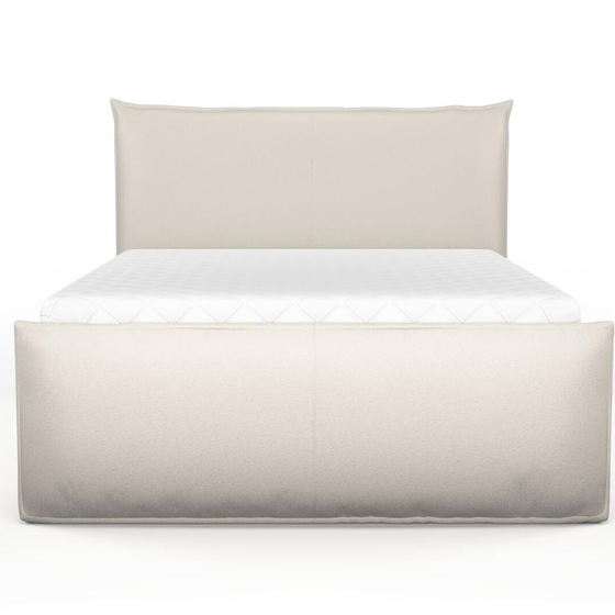 Photo of the fabric Epitome Eggshell swatch by Mokum. Use for Upholstery, Accessory. Style of Plain, Taffeta