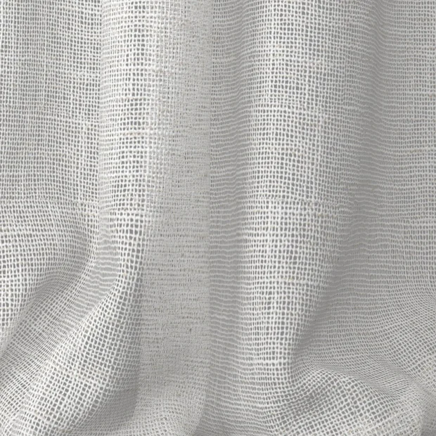 Photo of the fabric Drift Lunar swatch by James Dunlop. Use for Sheer Curtains. Style of Plain, Sheer