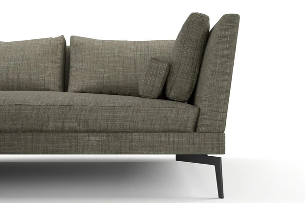 Photo of the fabric Ficus Marcasite 897 swatch by Mokum. Use for Upholstery, Accessory. Style of Plain, Texture
