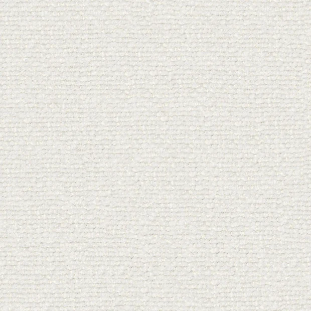 Photo of the fabric Reveal Snow swatch by Zepel. Use for Upholstery, Accessory, Top of Bed. Style of Chenille, Plain