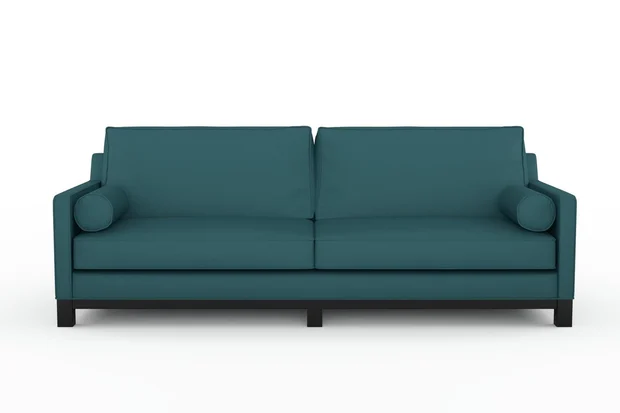 Photo of the fabric Urban Peacock swatch by James Dunlop. Use for Curtains, Upholstery, Accessory. Style of Plain, Texture