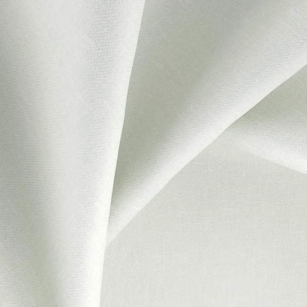 Photo of the fabric Naturama Pristine swatch by Zepel FibreGuard. Use for Curtains, Upholstery, Accessory, Top of Bed. Style of Plain, Texture