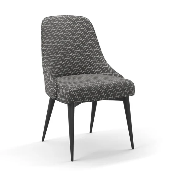 Photo of the fabric Leverett Alexander swatch by James Dunlop. Use for Upholstery, Accessory. Style of Chenille, Geometric