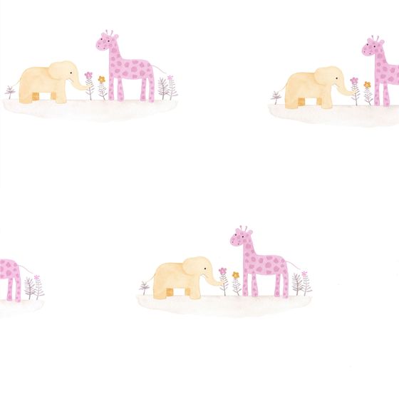 Photo of the fabric Marius And Candice Wallpaper 8553 22 42 swatch by Casadeco. Use for Wall Covering. Style of Childrens