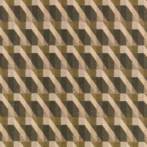 Photo of the fabric Step FR K5330 01 swatch by Kirkby Design. . Style of Geometric, Taffeta