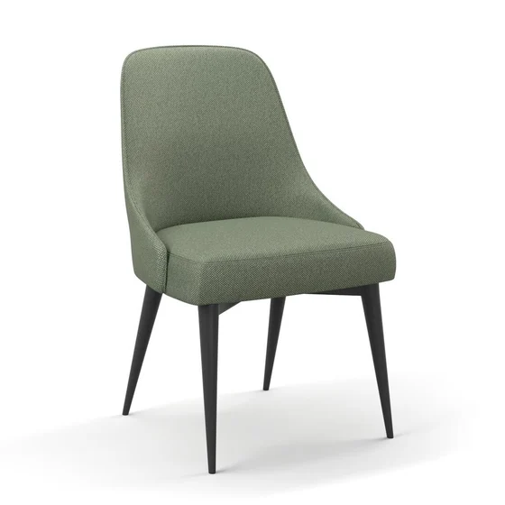 Photo of the fabric Aviator Emerald swatch by James Dunlop FibreGuard. Use for Upholstery, Accessory, Top of Bed. Style of Chenille, Plain