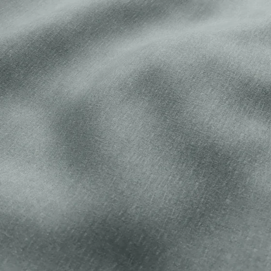 Photo of the fabric Ludo Teal swatch by FR-One. Use for Upholstery, Accessory, Top of Bed. Style of Chenille, Plain