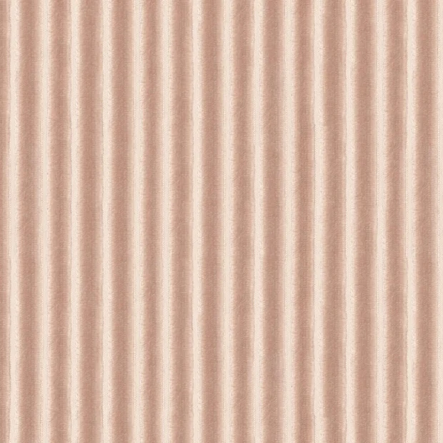 Photo of the fabric Embrace Cameo swatch by Zepel FibreGuard. Use for Curtains, Upholstery, Accessory, Top of Bed. Style of Stripe, Velvet