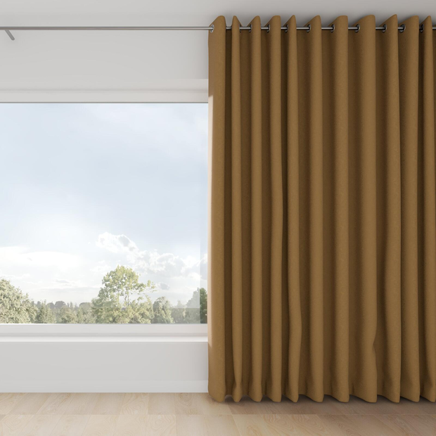 Photo of the fabric Satori Stonewash Oxide swatch by Mokum. Use for Curtains, Upholstery Light Duty, Accessory, Top of Bed. Style of Plain, Texture