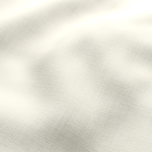 Photo of the fabric Keystone Ecru swatch by James Dunlop FibreGuard. Use for Curtains, Upholstery, Accessory, Top of Bed. Style of Plain, Texture