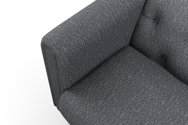 Photo of the fabric Omni Shadow swatch by James Dunlop FibreGuard. Use for Upholstery, Accessory, Top of Bed. Style of Plain, Texture