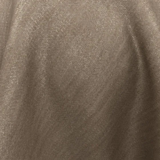 Photo of the fabric Determination Otter swatch by James Dunlop FibreGuard. Use for Curtains, Upholstery, Accessory, Top of Bed. Style of Plain, Velvet
