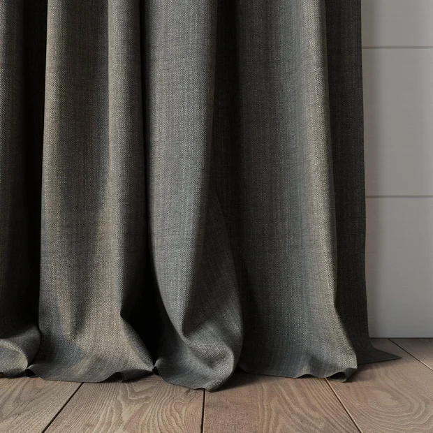 Photo of the fabric Chatham Peat swatch by James Dunlop Essentials. Use for Curtains. Style of Plain, Texture