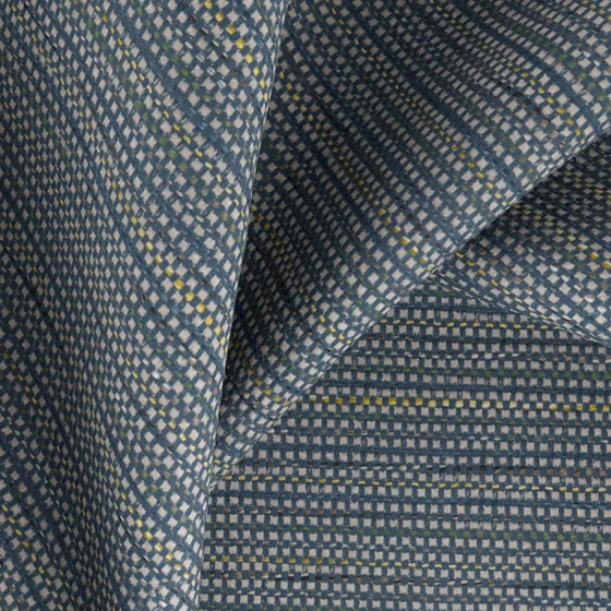 Photo of the fabric Automate Zinc swatch by Zepel FibreGuard Pro. Use for Upholstery, Accessory. Style of Stripe, Texture