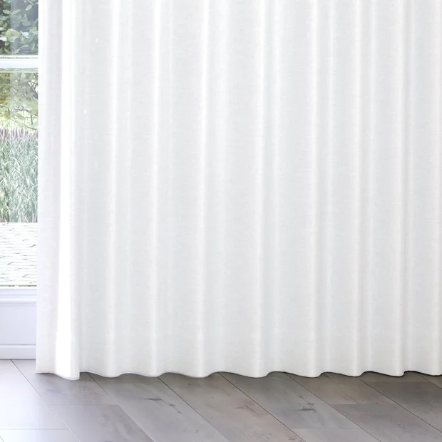Photo of the fabric Provence Albatros swatch by James Dunlop Essentials. Use for Curtains, Upholstery, Accessory, Top of Bed. Style of Plain, Texture