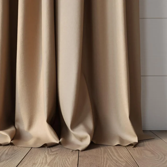 Photo of the fabric Satori Stonewash Nude swatch by Mokum. Use for Curtains, Upholstery Light Duty, Accessory, Top of Bed. Style of Plain, Texture
