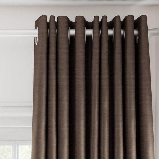 Photo of the fabric Luxe Pinecone swatch by James Dunlop Essentials. Use for Curtains, Accessory, Top of Bed. Style of Plain, Texture