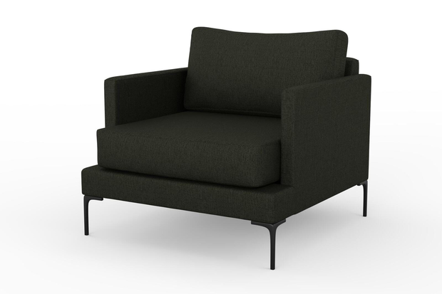 Photo of the fabric Pandanus Moss swatch by Mokum. Use for Upholstery. Style of Plain, Taffeta