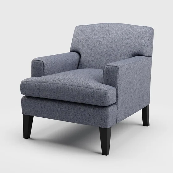 Photo of the fabric Omni Marine swatch by James Dunlop FibreGuard. Use for Upholstery, Accessory, Top of Bed. Style of Plain, Texture
