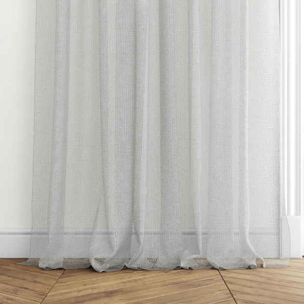 Photo of the fabric Kensho Terrazzo swatch by Mokum. Use for Sheer Curtains. Style of Plain, Sheer