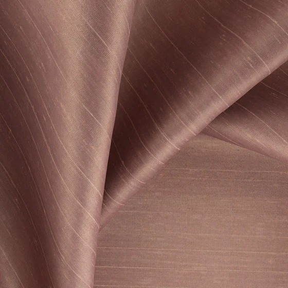 Photo of the fabric Silky Pompei swatch by Zepel. Use for Curtains, Accessory, Top of Bed. Style of Plain, Texture