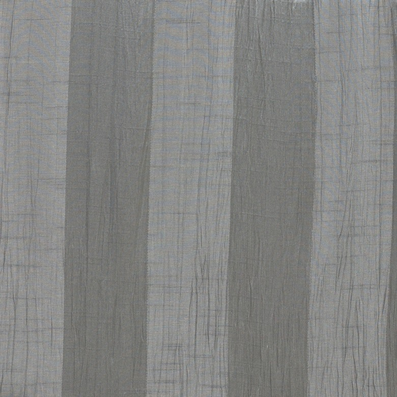 Photo of the fabric Malibu Silver swatch by Zepel. Use for Curtains, Accessory. Style of Stripe, Taffeta