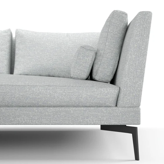 Photo of the fabric Elba Oyster swatch by Mokum. Use for Upholstery, Accessory. Style of Plain, Texture