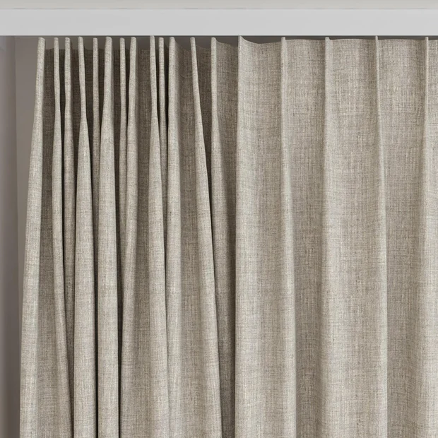 Photo of the fabric Dryland Oyster swatch by James Dunlop Essentials. Use for Curtains, Accessory. Style of Plain, Texture