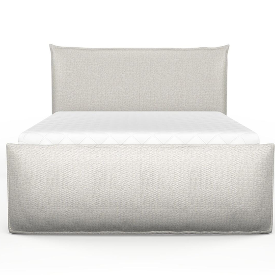 Photo of the fabric Strata Silver swatch by Mokum. Use for Upholstery, Accessory. Style of Plain, Texture