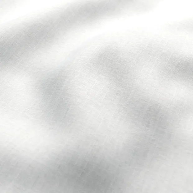 Photo of the fabric Tonto Snow swatch by Zepel. Use for Curtains, Upholstery Light Duty, Accessory, Top of Bed. Style of Plain, Taffeta