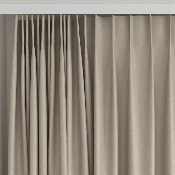 Photo of the fabric Atelier Linen swatch by James Dunlop. Use for Curtains, Accessory. Style of Plain, Taffeta