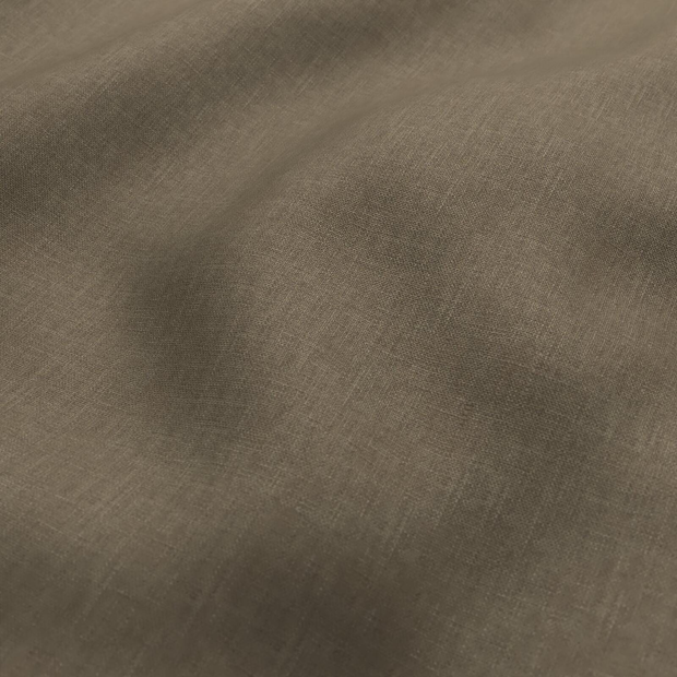 Photo of the fabric Atelier Truffle swatch by James Dunlop. Use for Curtains, Accessory. Style of Plain, Taffeta