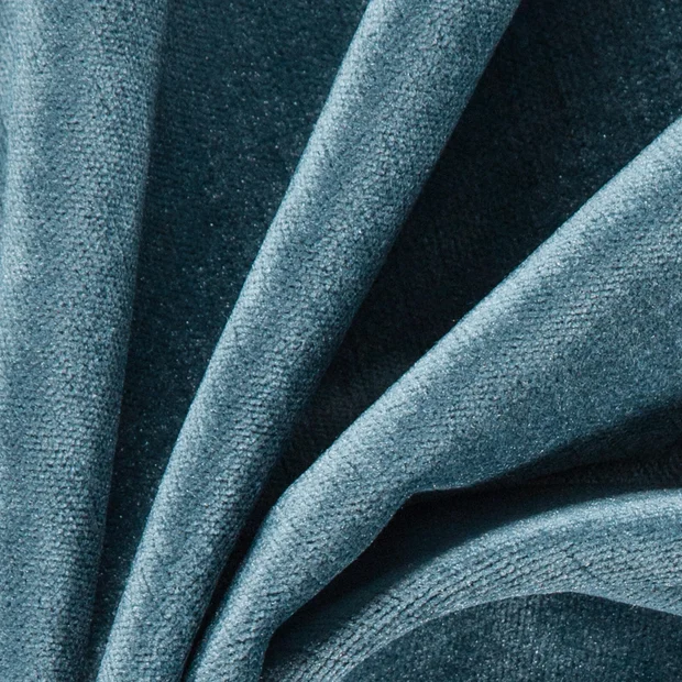 Photo of the fabric Monte Carlo Horizon swatch by Zepel. Use for Curtains, Upholstery, Accessory, Top of Bed. Style of Plain, Velvet