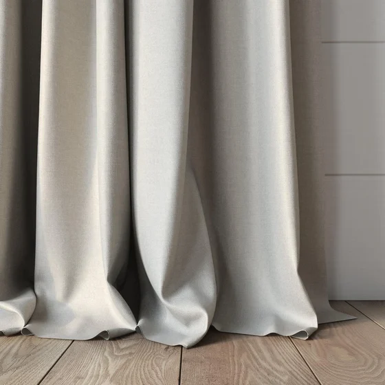 Photo of the fabric Eclipse Blackout Oyster swatch by James Dunlop. Use for Curtains. Style of Plain, Texture