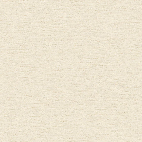 Photo of the fabric Snugly Ivory swatch by James Dunlop FibreGuard. Use for Upholstery, Accessory, Top of Bed. Style of Chenille, Plain