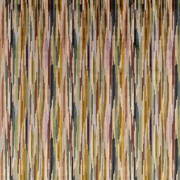 Photo of the fabric Benito 7803 07 swatch by Romo. Use for Upholstery, Accessory. Style of Geometric, Velvet