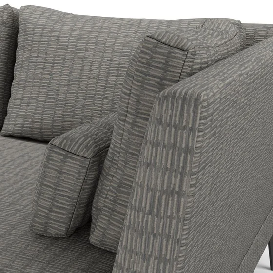 Photo of the fabric Raku Obsidian swatch by Mokum. Use for Upholstery, Accessory. Style of Plain, Texture