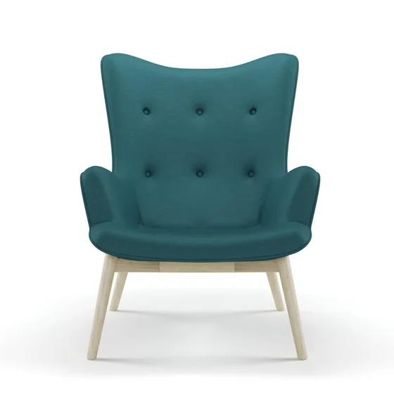 Photo of the fabric Urban Peacock swatch by James Dunlop. Use for Curtains, Upholstery, Accessory. Style of Plain, Texture