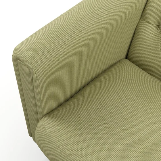Photo of the fabric Upstage Grass swatch by James Dunlop FibreGuard. Use for Upholstery, Accessory. Style of Plain, Texture